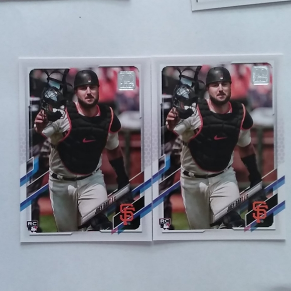 Topps 2021 Joey Bart 4 Card Rookie LOT - Picture 5 of 5